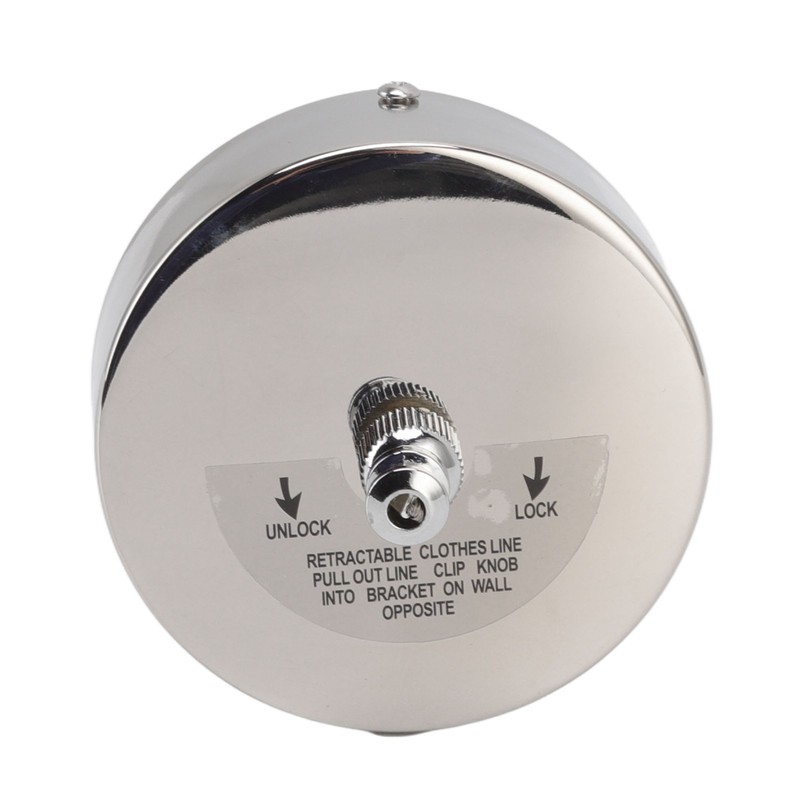 Retractable Clothesline 304 Stainless Steel Safety Auto Retraction Double Pulley