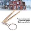 Mini Drum Sticks Keychain Wooden Decoration Accessory Percussion 2 Drumstick