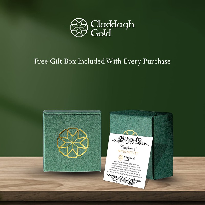 Claddagh Gold Solid 925 Sterling Silver Skydiving Parachuter Charm Pendant