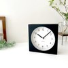 KATOMOKU Dual use clock 8 km-134BKRC Black Radio Clock Continuous