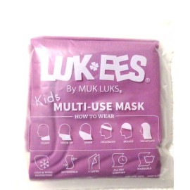 Muk Luks Kids Protection Mask Multi-Use Cold & Wind Pink LUk EES by Muk Luks