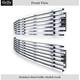 APS Compatible with 94-99 C K Pickup Suburban Blazer Tahoe Stainless Steel Billet Grille N19-S11058C