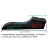 JSP Manufacturing Black or White Dock Piling Line Holder Hook