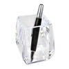 COM. TOP - Acrylic Pen Holder, Clear Desk Pen Cup,