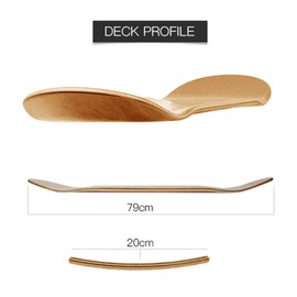 LOSENKA Maple Skateboard Decks Double Tail Skateboard Light Decks Free Skateboard Grip Tape 1 PCS