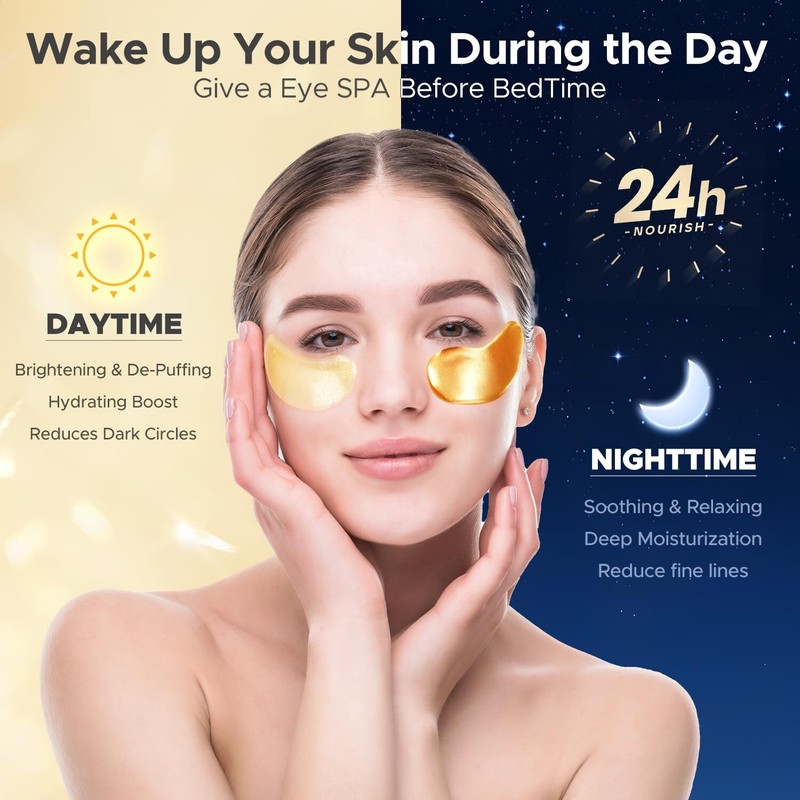 HOPEMATE Under Eye Patches for Puffy Eyes,Dark Circles,Wrinkl