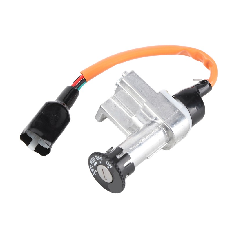 Ignition Switch Assembly Stainless Steel for Chinese GY6 Electric Scooter