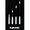 VMS RACING Telescopic White Bullet Antenna for Ford Trucks All