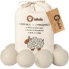ESSENTIALS Dryer Balls Set of 6 [High Felt Density]. Sustainable