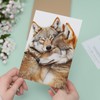 Postcard Prints - Anniversary Card - Cute Wolves Nuzzling -
