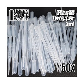 Green Stuff World for Models and Miniatures 50 Plastic Droppers 3mL 2418