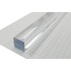 Acrylic Extruded Square Rod, Clear, 1/2" (0.5") Square x 72"