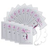 Under Eye Pads, Wave Shape Lint Free Eyelash Patches,100 Pack