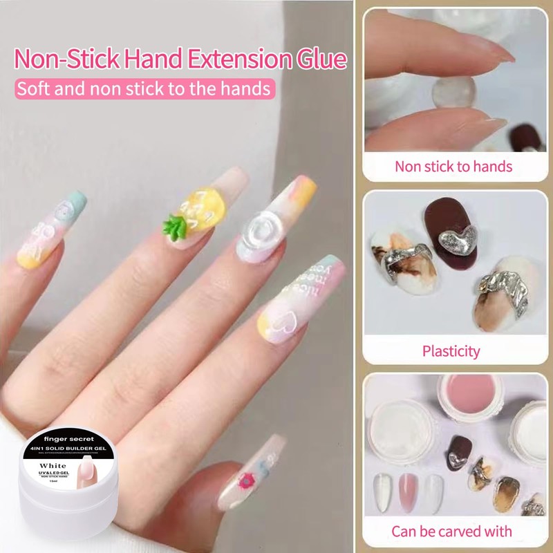 Solid Builder Gel for Nails 3D Nail Gel Sculpting Gel