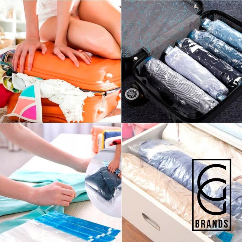 Doble G Bolsas Vacío Ideales Para Viaje Y Almacenamiento 12