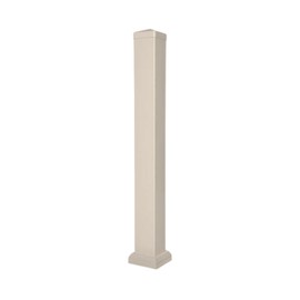 Weatherables Vinyl Railing Posts, Vinyl Post Kit 4 in. x 4 in. x 45 in. (Khaki)