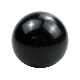 SISAMN Black Tourmaline Crystal Spheres Ball 50-60mm - Healing Crystals Decor for Meditation, Chakra Alignment, Yoga,Gifts Collection - 1.97-2.36 inches