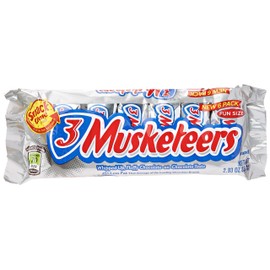 Mars Chocolate 3 Musketeers Fun Size Chocolate, 6 ct