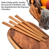 30 Pairs Natural Reusable Bamboo Chopsticks, Chop Sticks, Chinese Chopsticks,