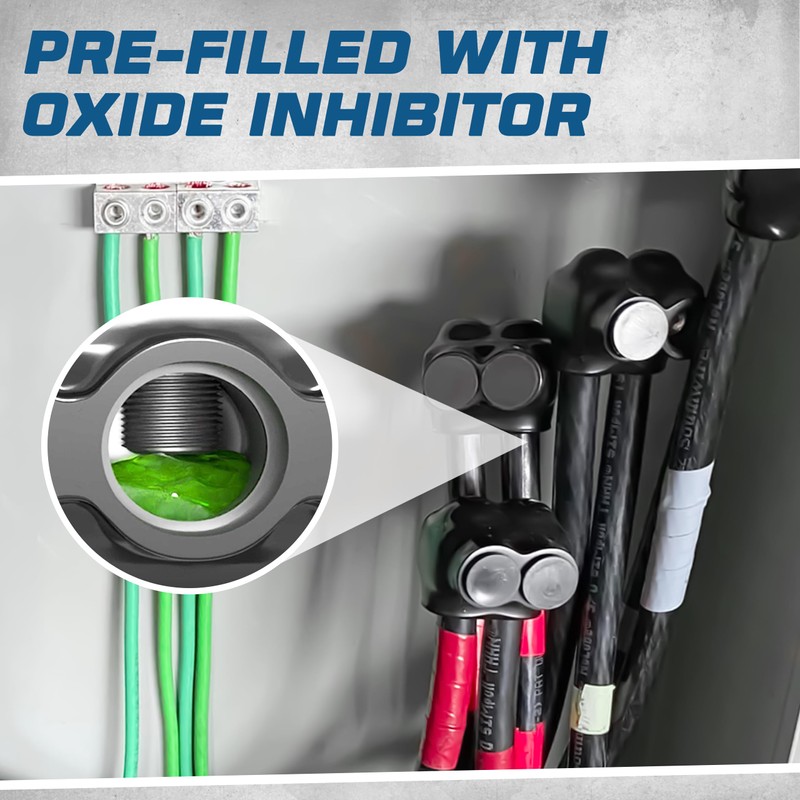 OHLECTRIC Insulated Wire Connector 2 Port Single Side Entry for