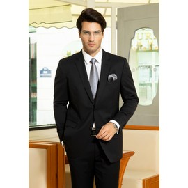 HISDERN Ties for Men Polka Dot Classic Handkerchief Formal Elegant Tie & Pocket Square Set for Wedding Party Business, silver grey