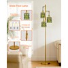 Lightdot 67" 3-Light Glass Floor Lamps for Living Room, Dimmable