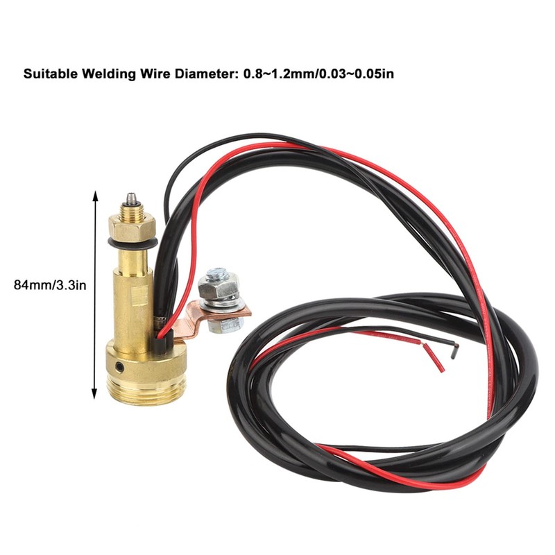 QANYEGN Euro Central Connector, Welding Panel Adapter, Welding Torch Adaptor,