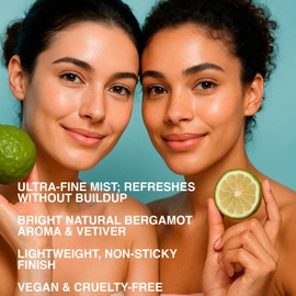 Liliya's Aroma Bergamot 33 Essence-Perfume for body and hair, Calabrian Bergamot, Pink Grapefruit & Vetiver Essential Oils, Gourmand Scent 1.8 Fl Oz