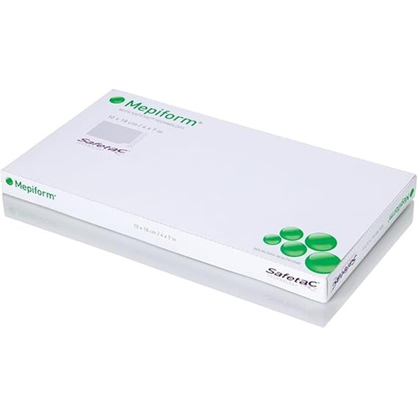 Hibiclens Mepiform with Safetac Technology 4"x7", 5 Count, Self Adherent