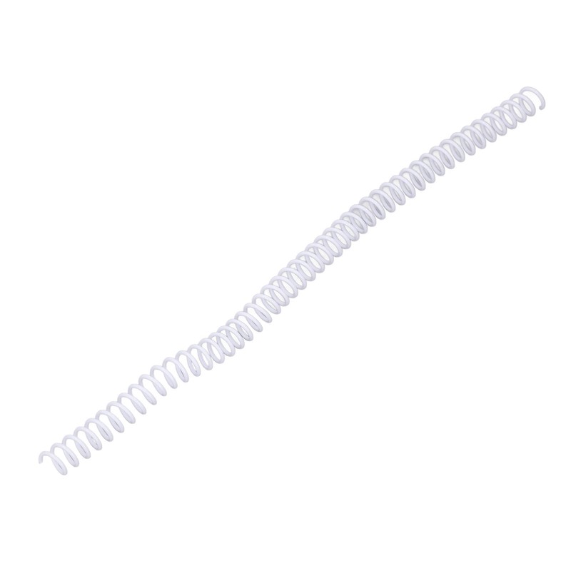 100Pcs Spiral Binding Coils Plastic Dia 9.5mm 3/8in 48 Teeth