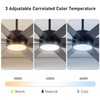 LOFIKEDI Ceiling Fan with Light, 60 Inch Ceiling Fan with