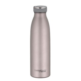 THERMOcafé by THERMOS TC Bottle Rose Mat 0.50 L, Stainless Steel Vacuum Flask, Carbonated Proof, 12 Hours Hot 24 Hours Cold, Leak-Proof, for School, On the Go and Office