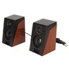 2pcs Computer Speaker, 3W Desktop Speaker with Volume Control, 3.5mm