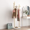 Smlttel Gold Clothing Rack With Shelves, Gold Coat Rack Freestanding