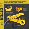 KOTTO Coax Cable Crimper Kit - Adjustable Compression Tool for