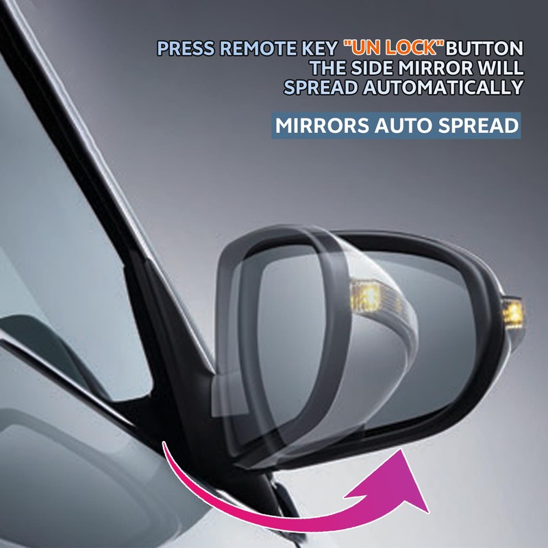 Forten Kingdom Intelligent Car Power Side Rear Mirror Auto Fold