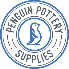 Penguin Pottery - Glow in The Dark Pottery Glaze - Variety Set 2 - Low Fire Glaze Cone 06 - Glow in The Dark Glaze for Ceramics - Blue, Mauve, Pink, Yellow