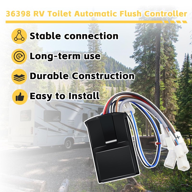 36398 RV Toilet Automatic Flush Controller Compatible with Tecma Silence