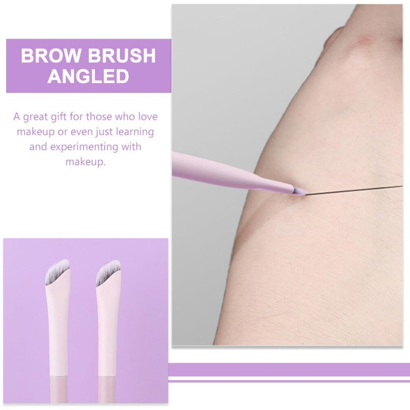 SEWACC 4pcs Eyeliner Brush Fine Angled Eye Liner Brush Angled