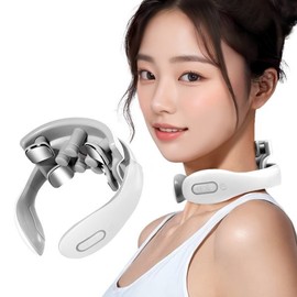 (몬스터엑센)넥머신 온열 저주파 EMS 목마사지기 승모근제거 (Monster Xcen) Neck Machine Heat Low-Frequency EMS Neck Massager, Trapezius Muscle Removal