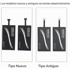 Adaptador Carga Inalambrica 20W,Receptor de Carga Inalámbrico Tipo C Adaptador de Cargador Usb Diy y 2 Piezas Parche 15W,2 Piezas Universal Tipo-C