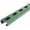 Strut Channel, 1-5/8" W, 5 ft. L, Green
