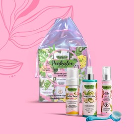 Facial Kit Burma Herb + Aloe Vera Gel Booster Brush Perfect Skin Colombia |4 items / 페이셜 키트 버마 허브 + 알로에 베라 젤 부스터 브러시 퍼펙트 스킨 콜롬비아 | 4가지 아이템
