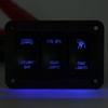 5Pin 3 Gang Rocker Switch Panel Led Light Bar Switch
