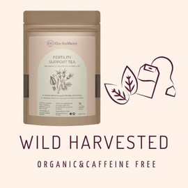 Elan Healthcare Fertility Support Tea, Organic Wild Harvested, 15 Tea Bags Supports Hormonal Balance & Reproductive Wellness, Caffeine-Free, Sustainably Sourced, Made in Canada