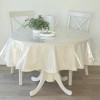 R L Plastic Tablecloth Protector Crystal Clear Vinyl (70" Round)