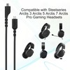 Elitecran Replacement Headset Sound Cable Compatible with SteelSeries Arctis 7
