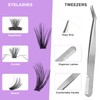 280pcs Individual Lashes Cluster Lashes C Curl DIY Natural Eyelash