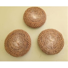 Vetiver (Khus) Ramacham root Stress relief Natural body coolant Natural Fragrance_Organic body bathing scrubber pack of 3