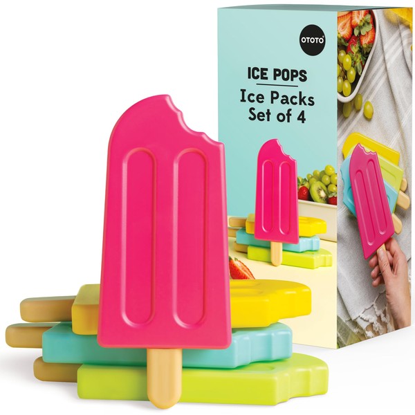 NEW - Ice Pops Popsicle Ice Packs for Lunch Boxes